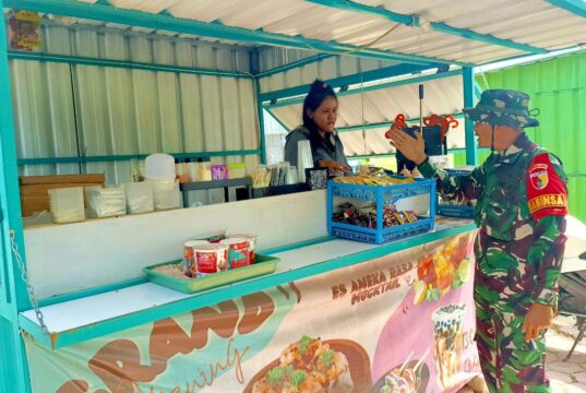Rest Area Kesongo Ditata, TMMD ke 129 Bojonegoro Arahkan Pedagang UMKM ke Booth Container IMG 20260812 WA0024