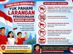 Jangan Asal Pasang Bendera Merah Putih, Ini Larangannya IMG 20260815 WA0057