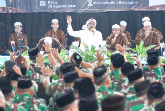 Perkuat Moral Prajurit, Kodim Bojonegoro Jadikan Maulid Nabi Momentum Penting IMG 20260819 WA0025