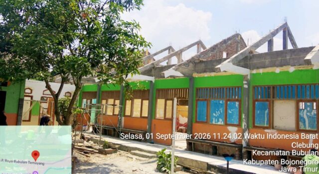 Atap SDN Clebung 4 Bubulan Bojonegoro Mlendot, Warga Khawatir Keselamatan Siswa IMG 20260901 WA0018