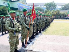 Kodim Lamongan Gelar Gladi, Ini Persiapan HUT ke-81 TNI