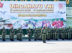Dandim Dedy Pimpin HUT TNI ke-81 di Bojonegoro, Koramil Sumberrejo Jadi Juara