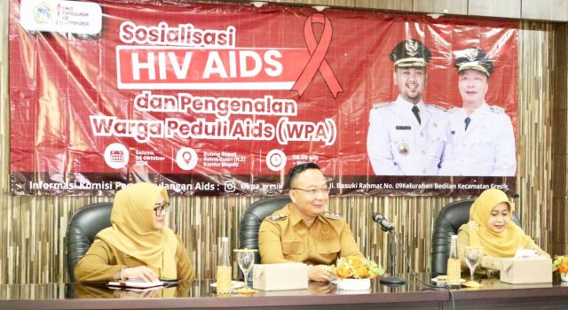 Cegah HIV AIDS di Gresik, Wabup Alif Ajak Warga Stop Stigma