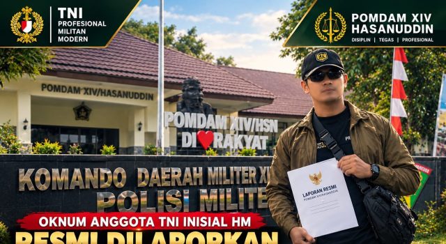 Kasus Dugaan Kriminalisasi Wartawan Bergulir ke Pomdam XIV Hasanuddin Makassar