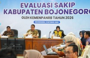 SAKIP Bojonegoro Dievaluasi KemenPANRB, Bupati Wahono Tekankan Hasil Pembangunan