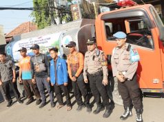 Polres Lamongan Gandeng PMII, Puluhan Ribu Liter Air Bersih Mengalir untuk Warga Dermolemahbang