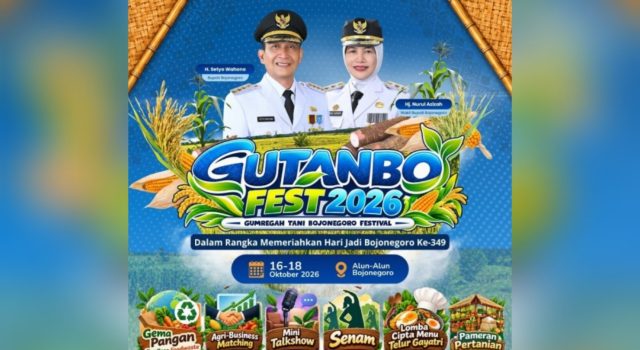 GUTANBO FEST 2026 Bakal Ramai, Ada Smart Farming Kuliner UMKM hingga Hiburan Artis