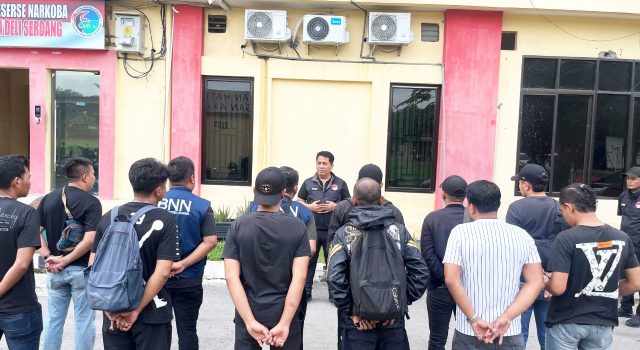 Satresnarkoba Polresta Deli Serdang Grebek Sarang Narkoba, 4 Pria Diamankan