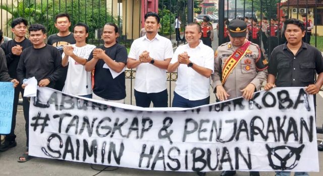 Geruduk Polda Sumut, AMPD Desak Dugaan Jaringan Narkoba di Labura Diusut