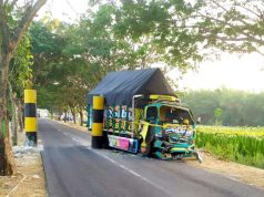 Truk Tabrak Portal di Kedungadem Bojonegoro, Sopir Luka