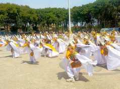 349 Penari Tari Jambul Mliwis Putih Malowopati Meriahkan HJB Bojonegoro