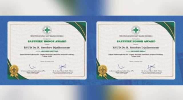 RSUD Sosodoro Bojonegoro Masuk 3 Besar Nasional Versi PERSI
