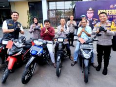 Polres Bojonegoro Pulangkan Motor Curian Tanpa Biaya